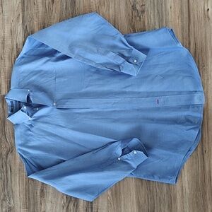 EUC Men's Dark Blue Button Down Dress Shirt